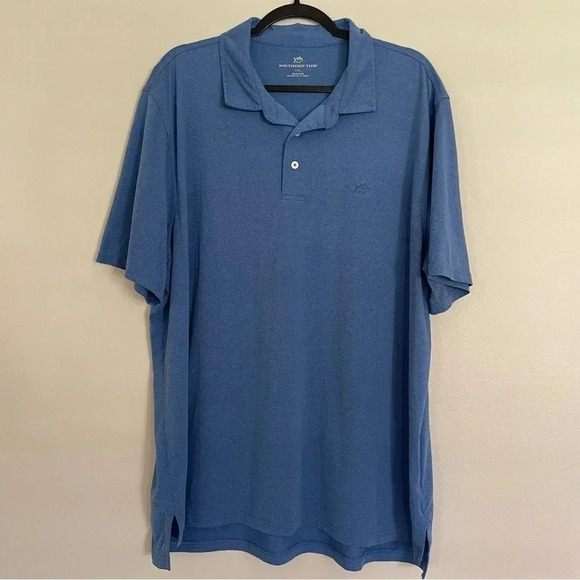 Southern Tide Lightweight Golf Activewear Polo Blue Heather Men’s Size XXL - Picture 1 of 7